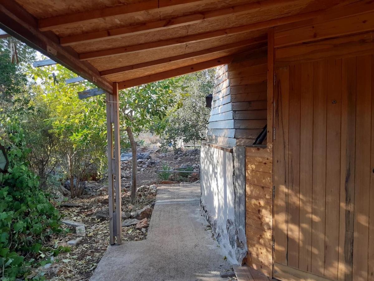 בקתת עץ בחורש במנות - דום גיאודזי - Wooden Cabin In Manot Exterior foto